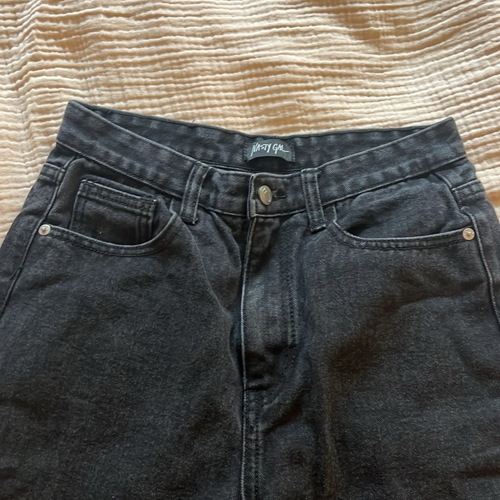 NASTY GAL HIGH RISE JEANS - Picture 4 of 6